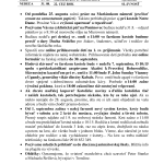 Farské oznamy - 21. nedeľa v cezročnom období