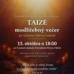 Taizé adorácia